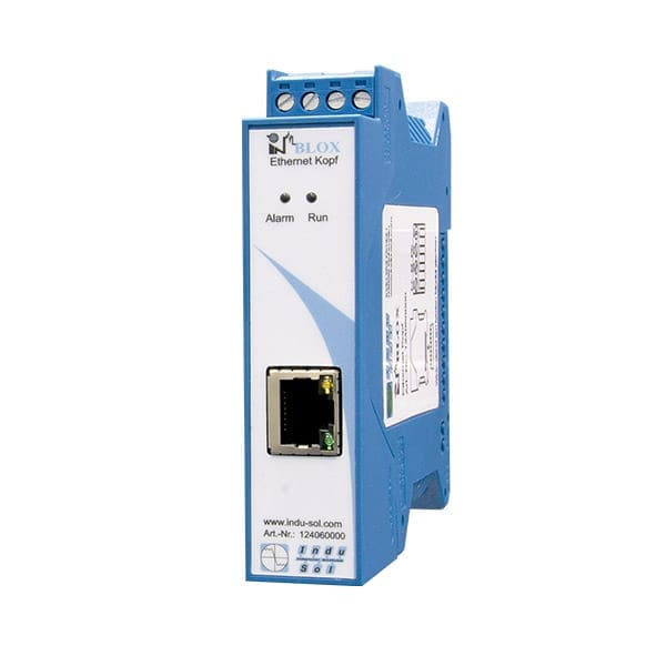 Ethernet head module with web server function