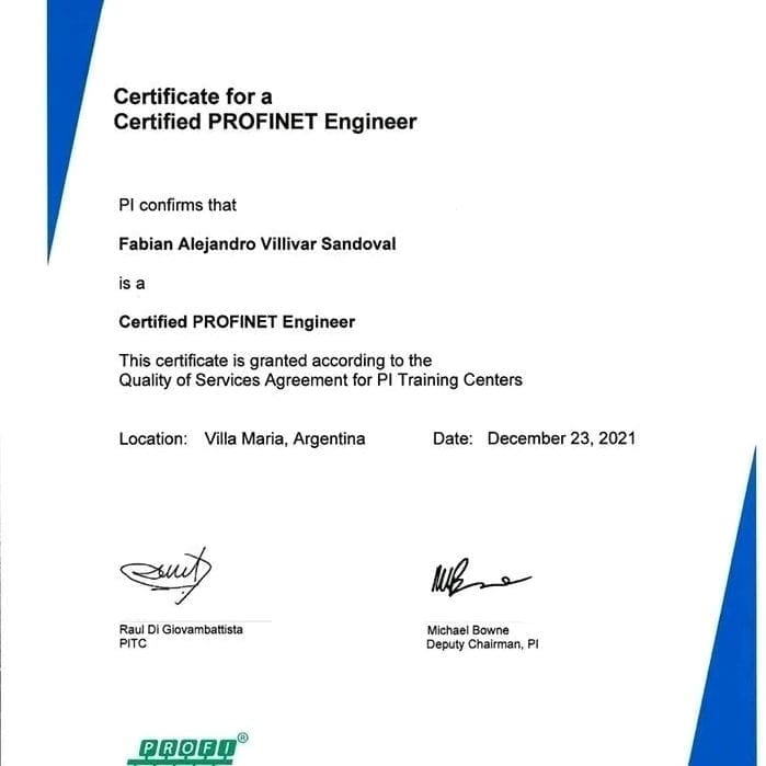 Fabian V Profinet